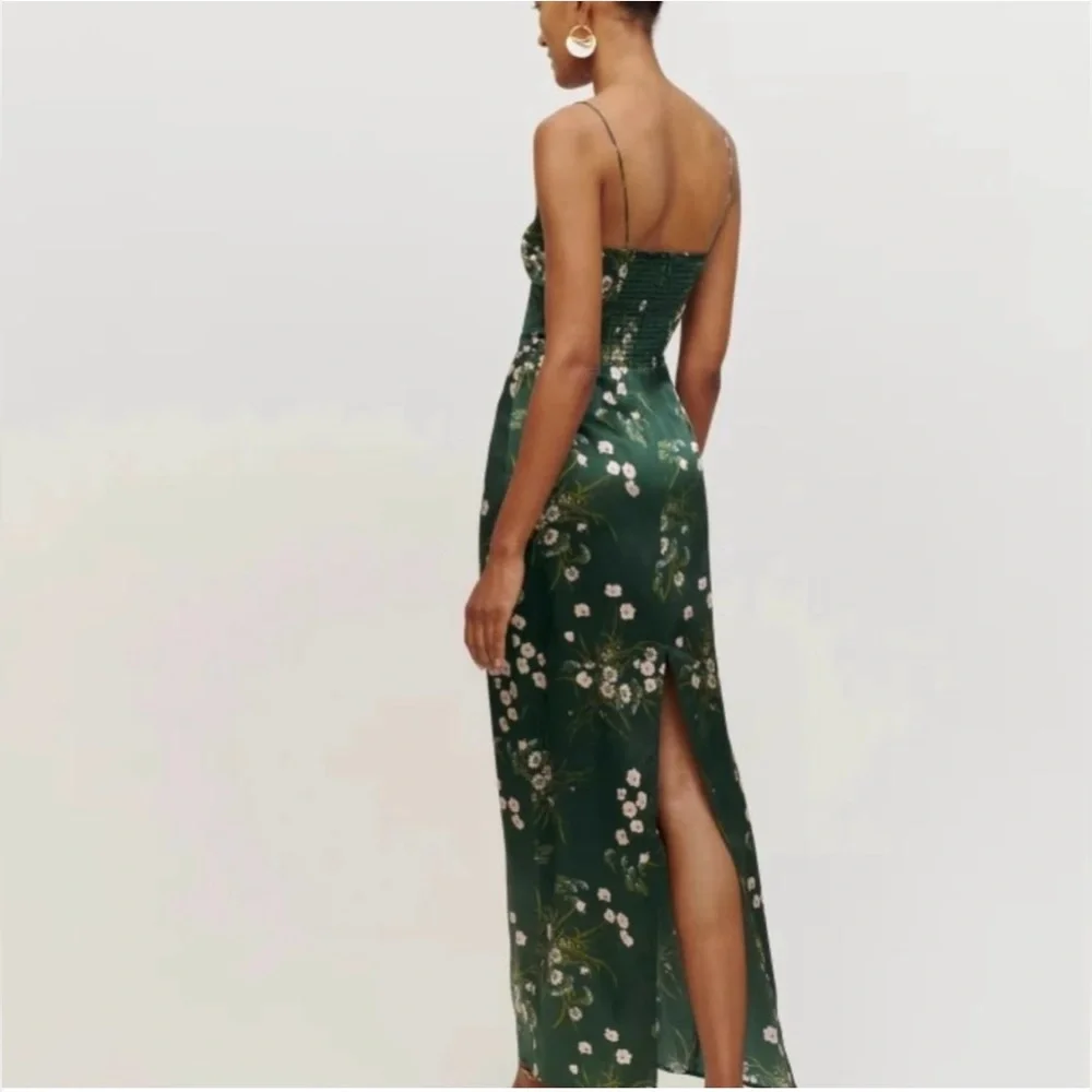 Reformation Silk Frankie Dress in Buena - Picture 9 of 9